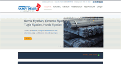 Desktop Screenshot of aksoydemir.com